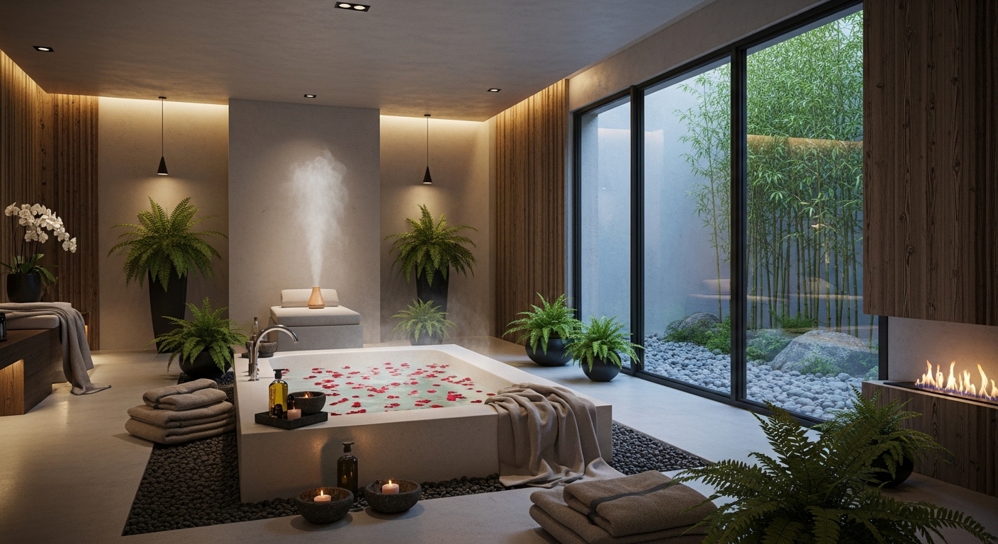 Lüks ve Fonksiyonelliği Buluşturan Modern Spa Tasarımları